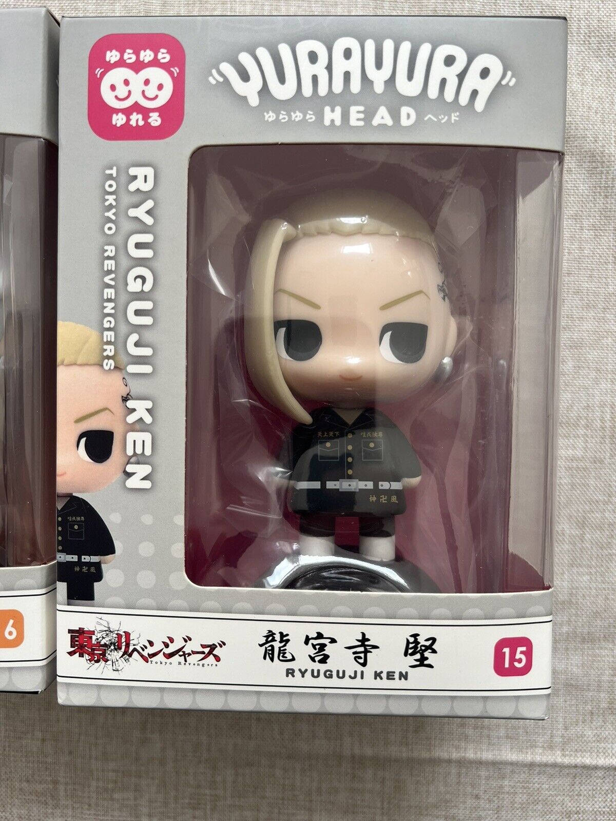 Yura-Yura Head Tokyo Revengers Ken Ryuguji, Mitsuya Takashi Set Of 2 Figure (B/1)