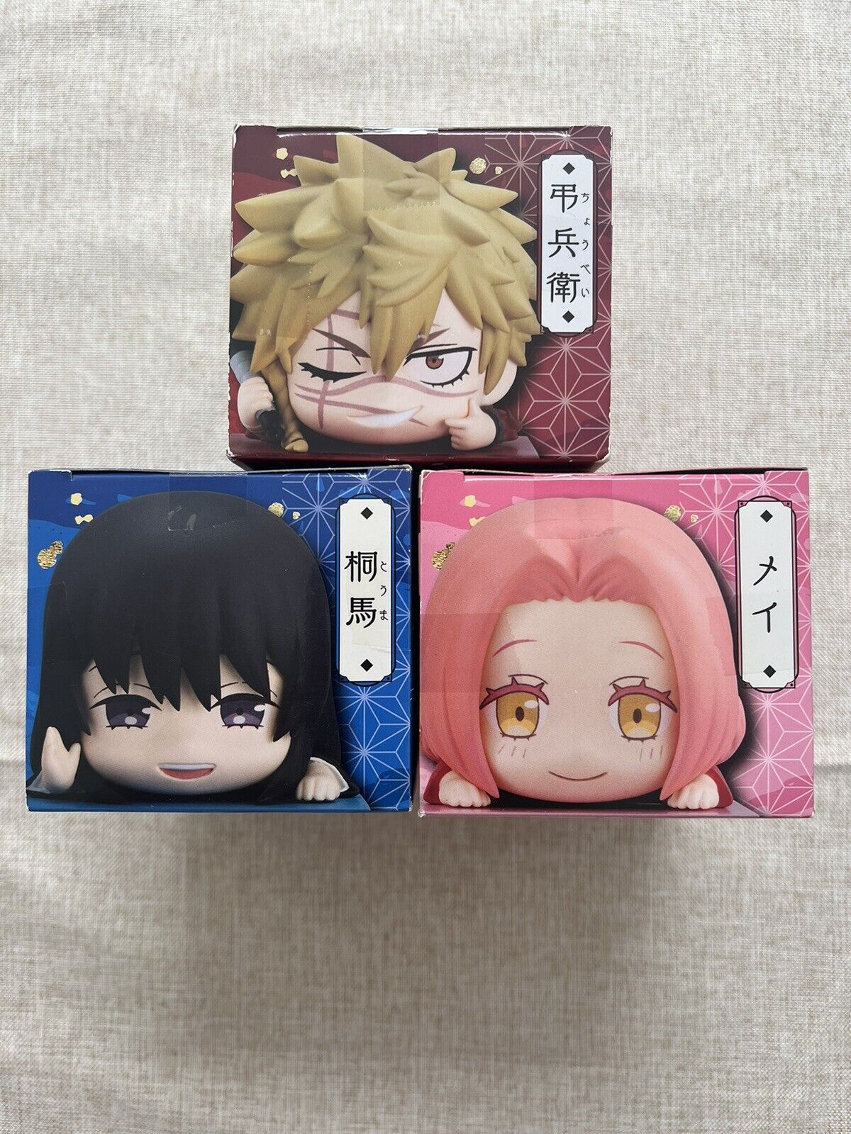 Hell's Paradise Jigokuraku Chobei,Toma, Mei Complete Set Of 3 Figure FuRyu ( B/1)