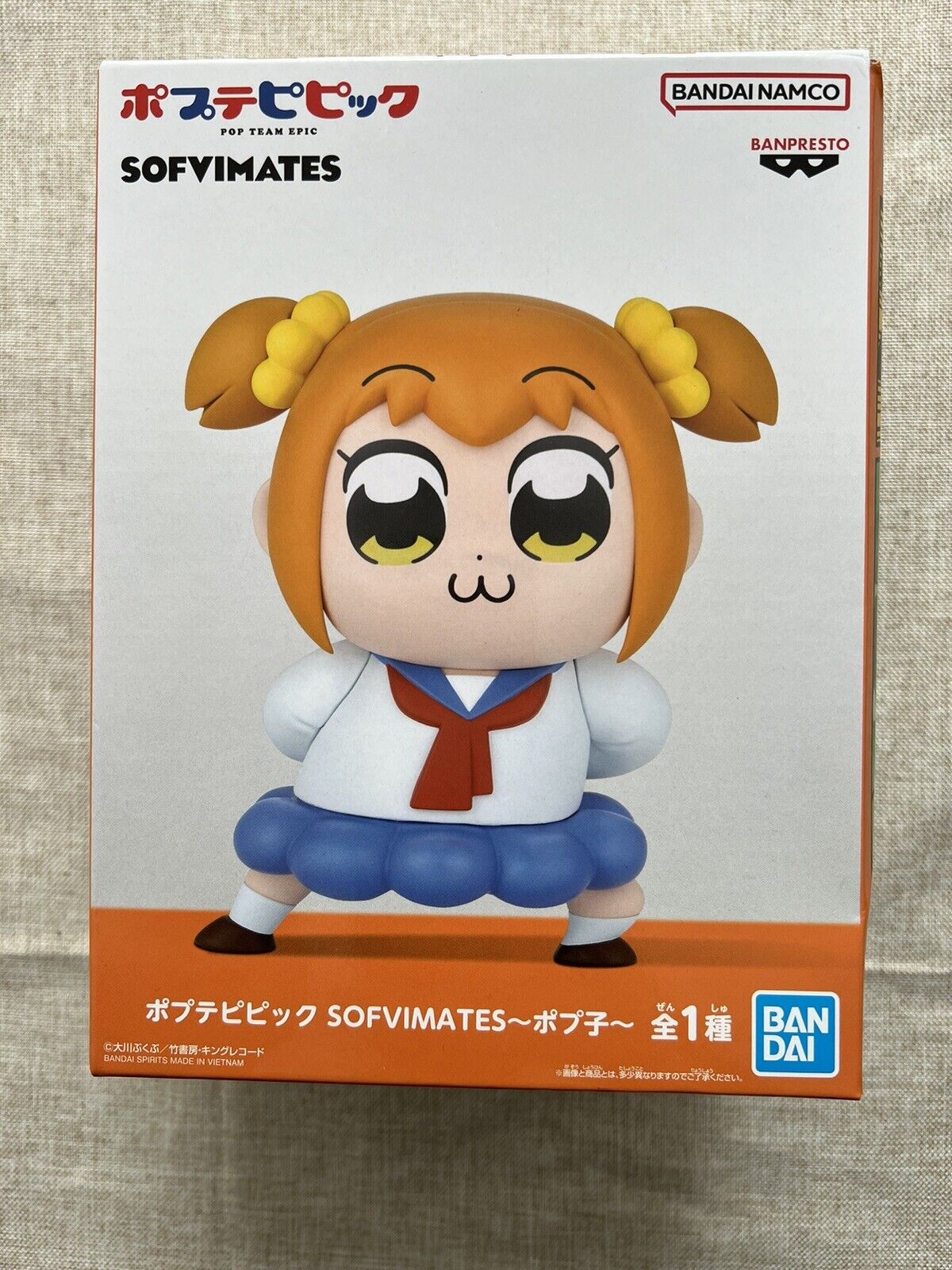 Pop Team Epic Sofvimates Popuko Figure Banpresto ( B/1)