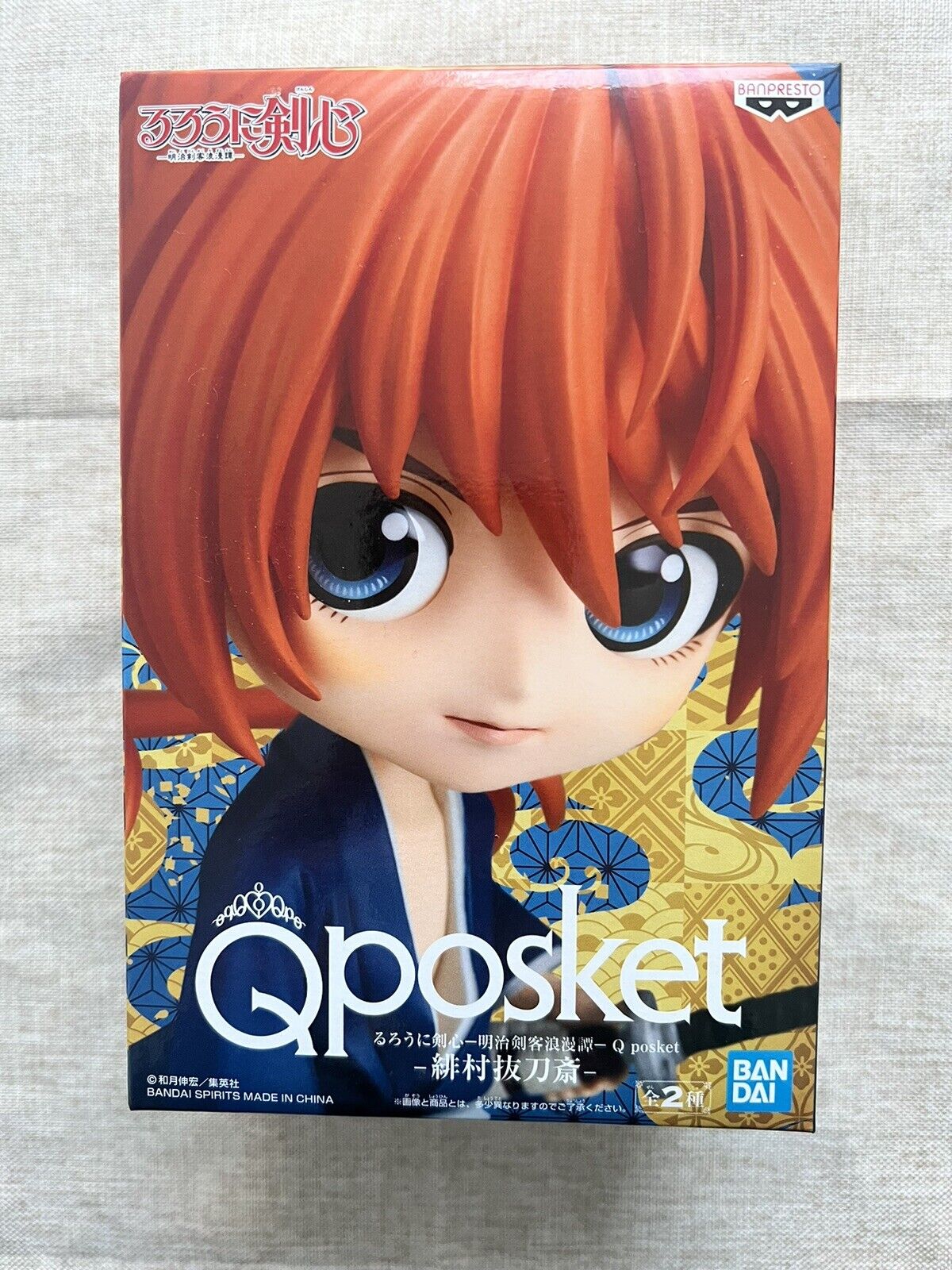 Rurouni Kenshin Kenshin Himiura Q Posket Ver A Figure Banpresto (B/1)