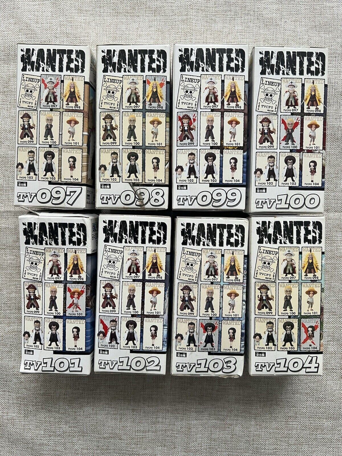 One Piece World Collectable WCF Vol.0 Complete Set Of 8 Figure (C/1)