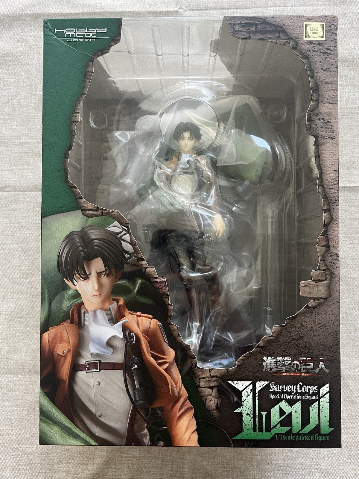 Attack on Titan Levi Ackerman 1/7 Scale Hobby Max Japan Figure (B/1)