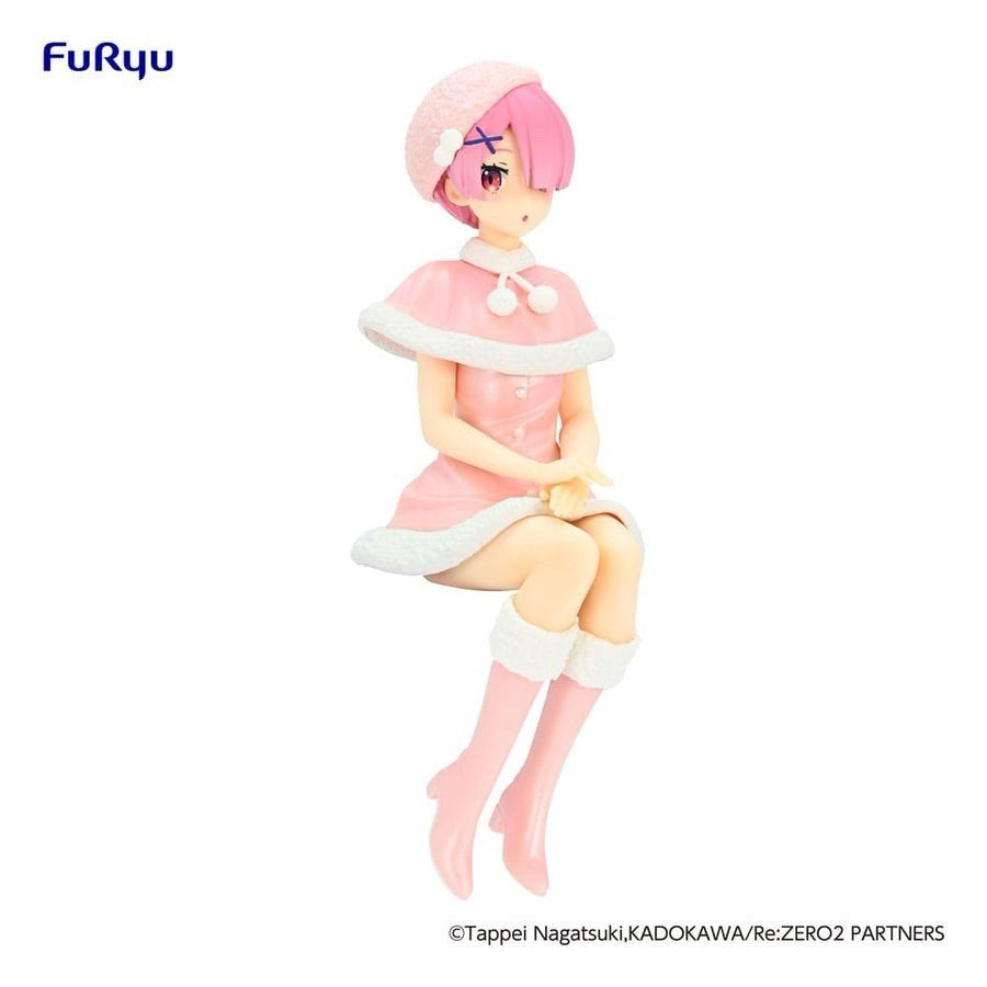 Re: Zero Ram Noodle Stopper Snow Princess Figure FuRyu (B/1)