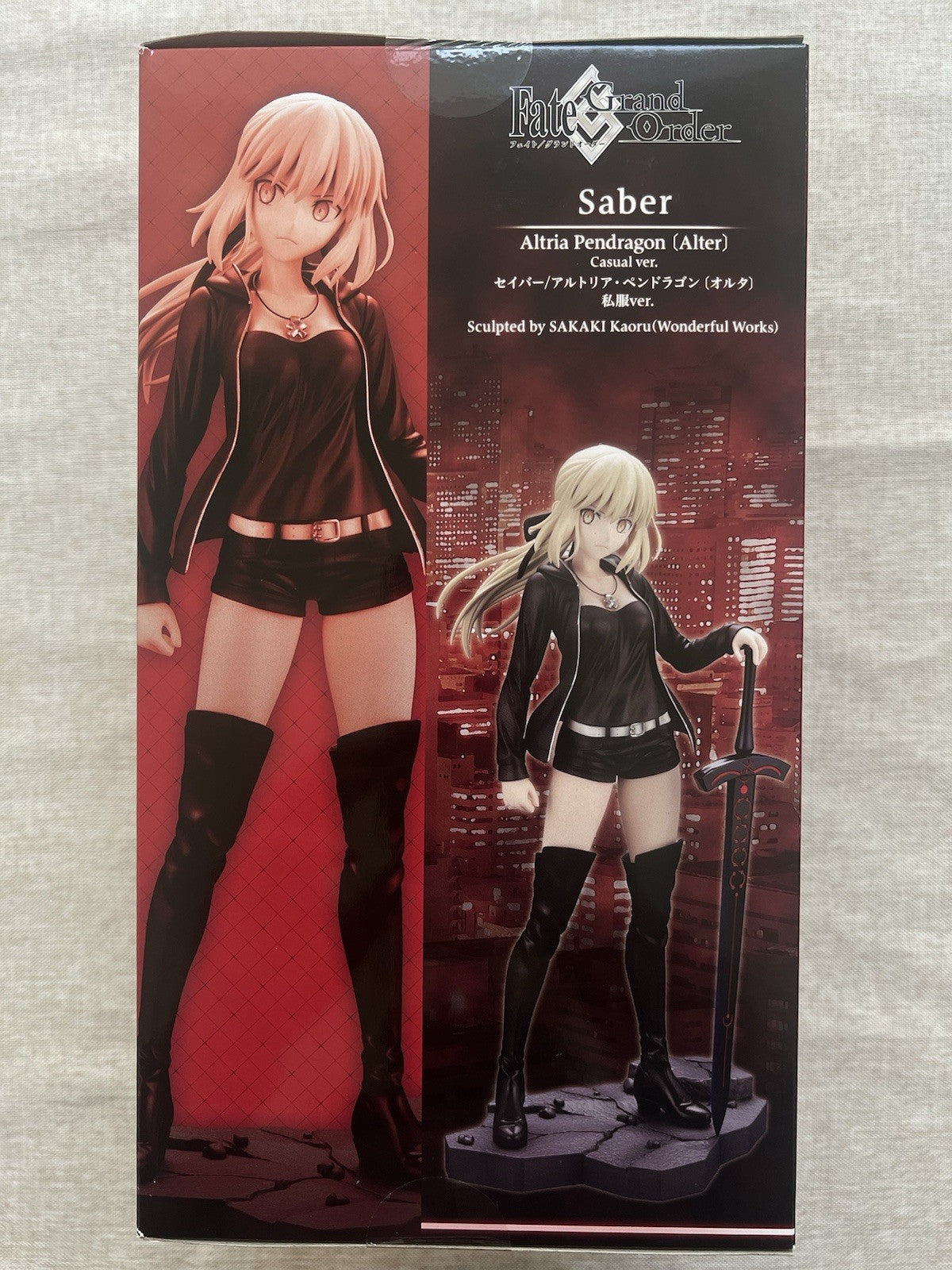Fate Grand Order 1/7 Saber Altria Pendragon Casual Ver Kotobukiya Figure (B/1)