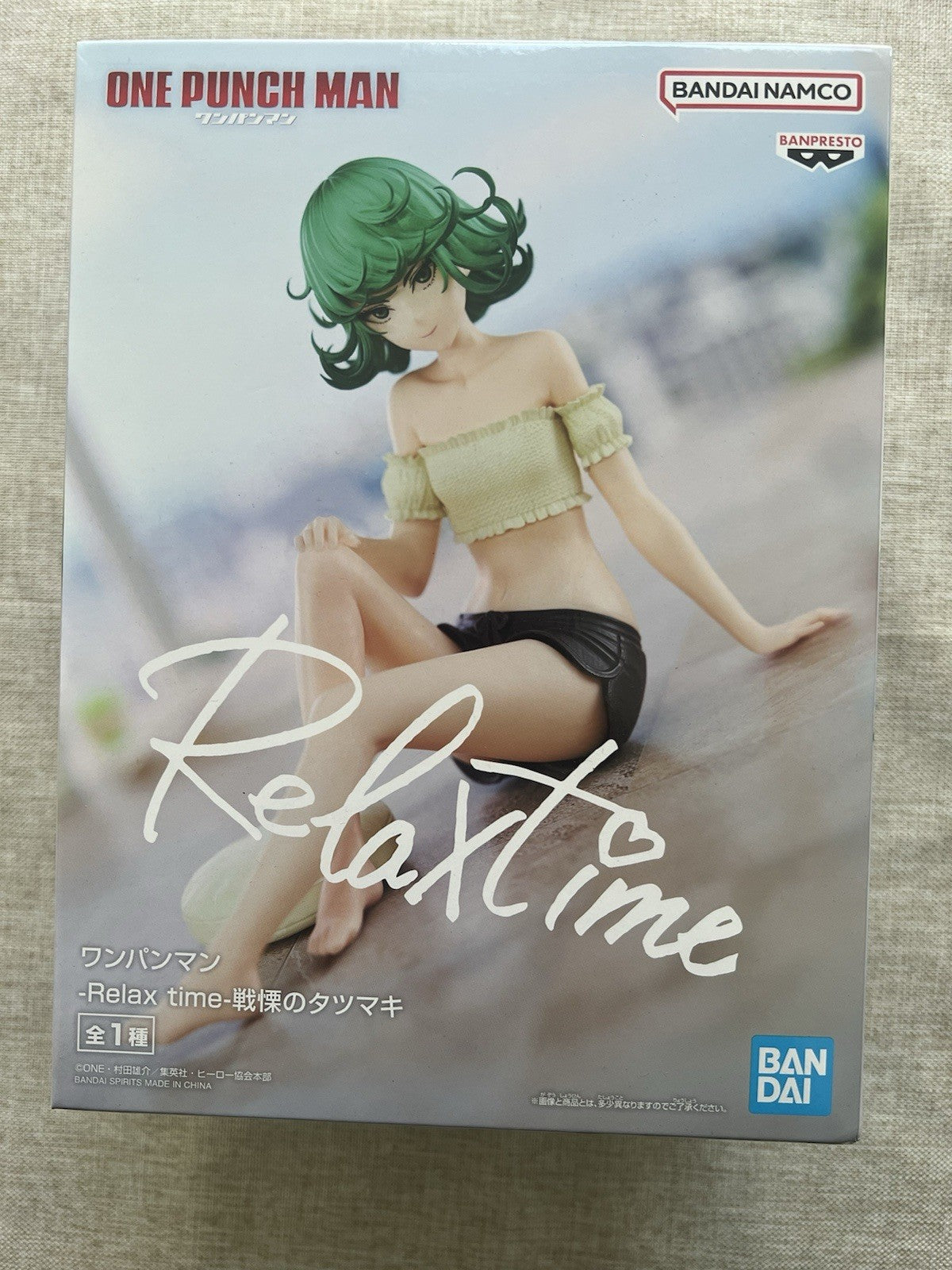 One Punch Man Relax time Terrible Tornado Tatsumaki figure Banpresto (B/1)