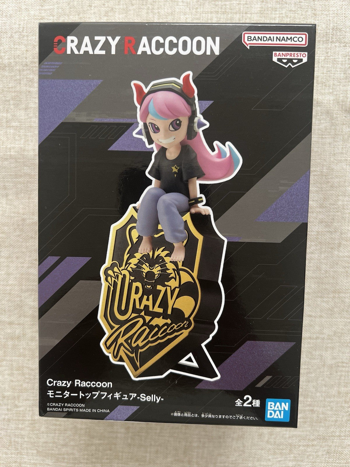 Crazy Raccoon Selly Monitor Top Ver A Figure Banpresto (B/1)