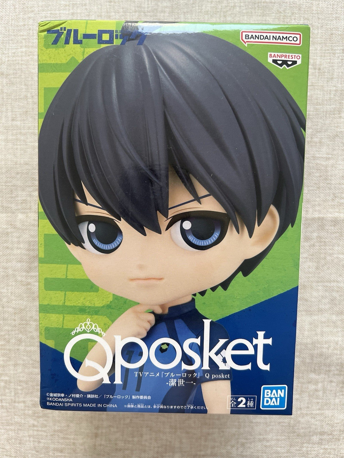 Blue Lock Isagi Yoichi Q Posket Ver A Figure Banpresto (B/1)