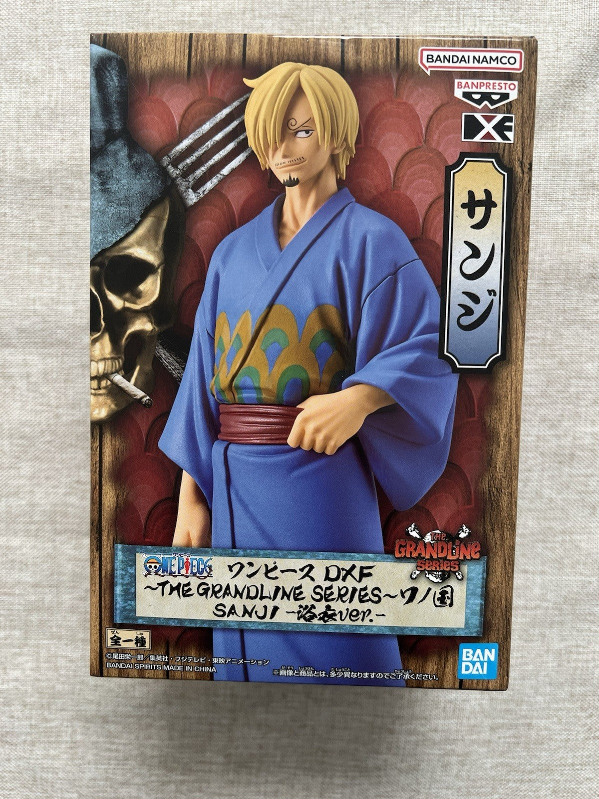 One Piece The Grandline Series DXF Wano Country Sanji Yukata ver. Figure (B/1)