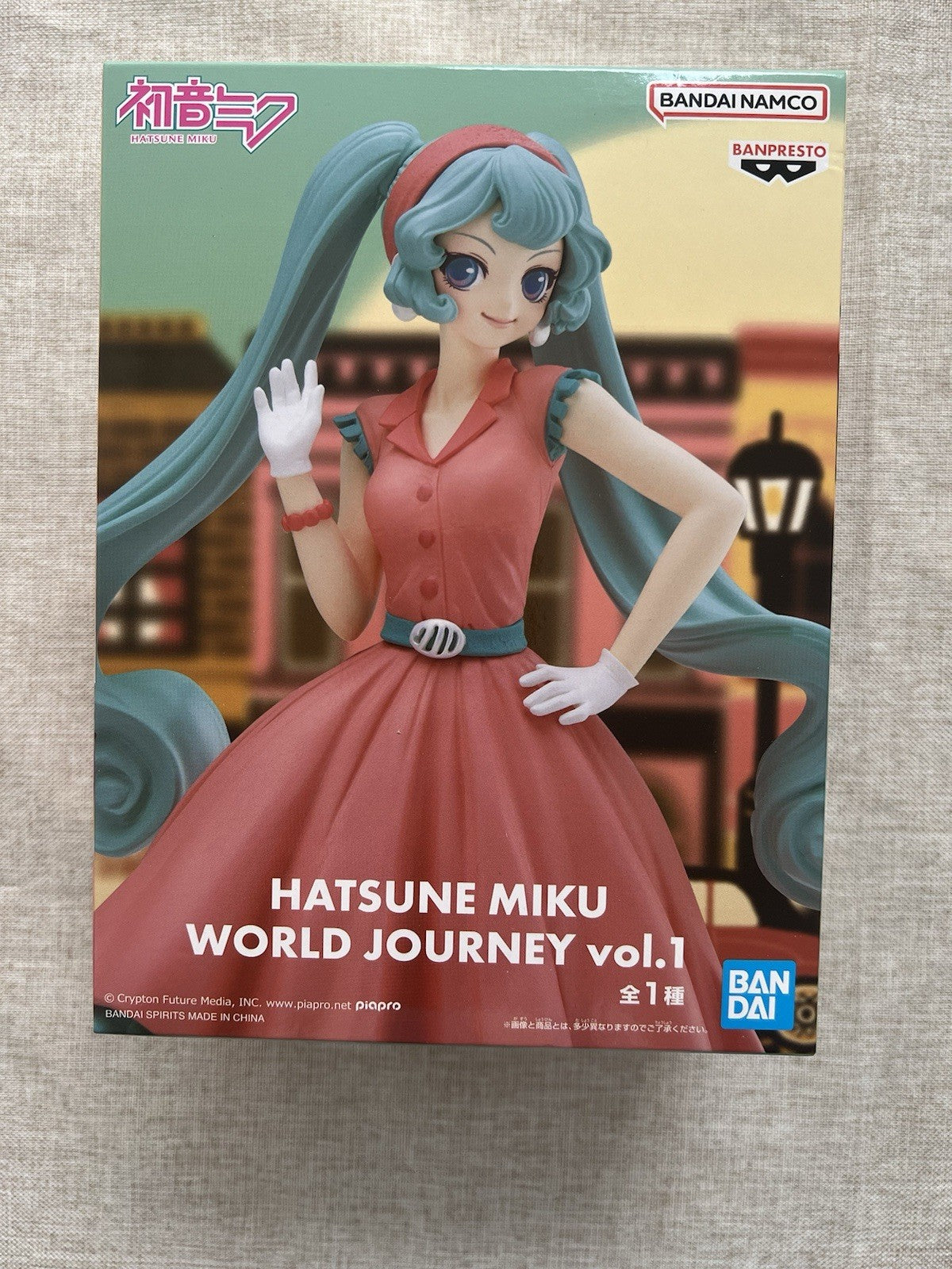 Hatsune Miku World Journey Vol.1 Figure Vocaloid Banpresto (B/1)