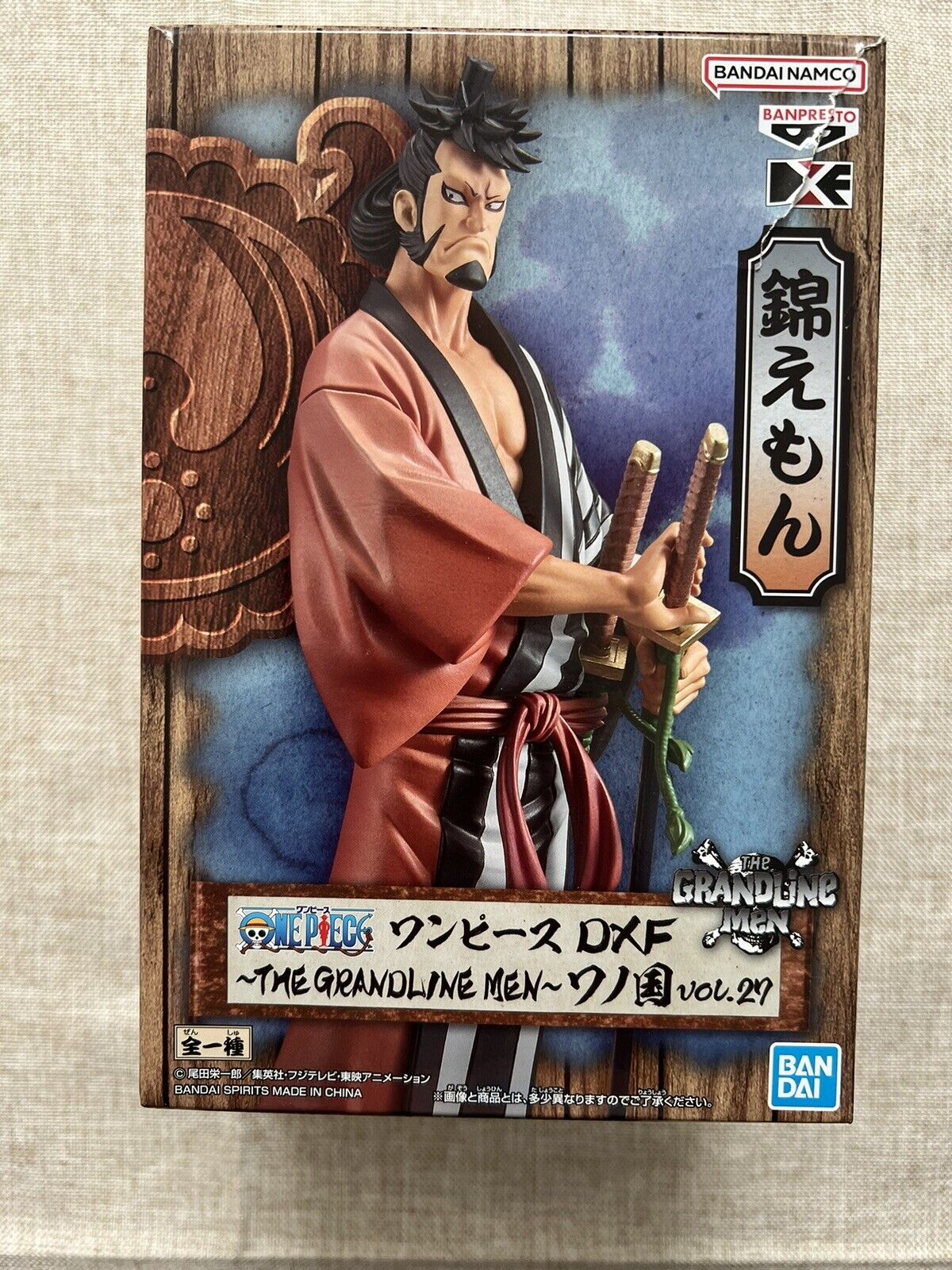 One Piece Kin'Emon The Grandline Men Vol 27 DXF Kinemon Banpresto Figure ( B/1)