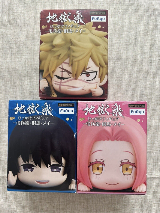 Hell's Paradise Jigokuraku Chobei,Toma, Mei Complete Set Of 3 Figure FuRyu ( B/1)
