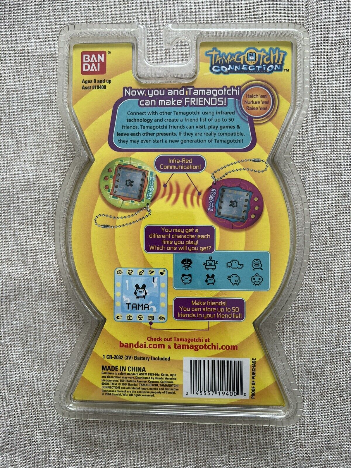 Bandai Tamagatchi Connection V1 Pink 2004 New Sealed