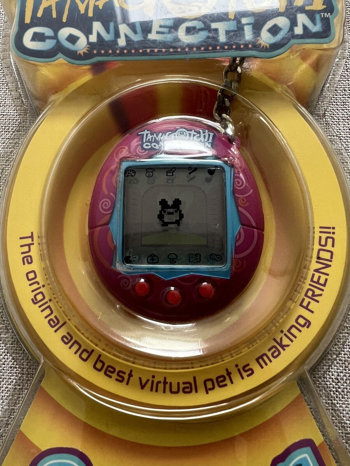 Bandai Tamagatchi Connection V1 Pink 2004 New Sealed