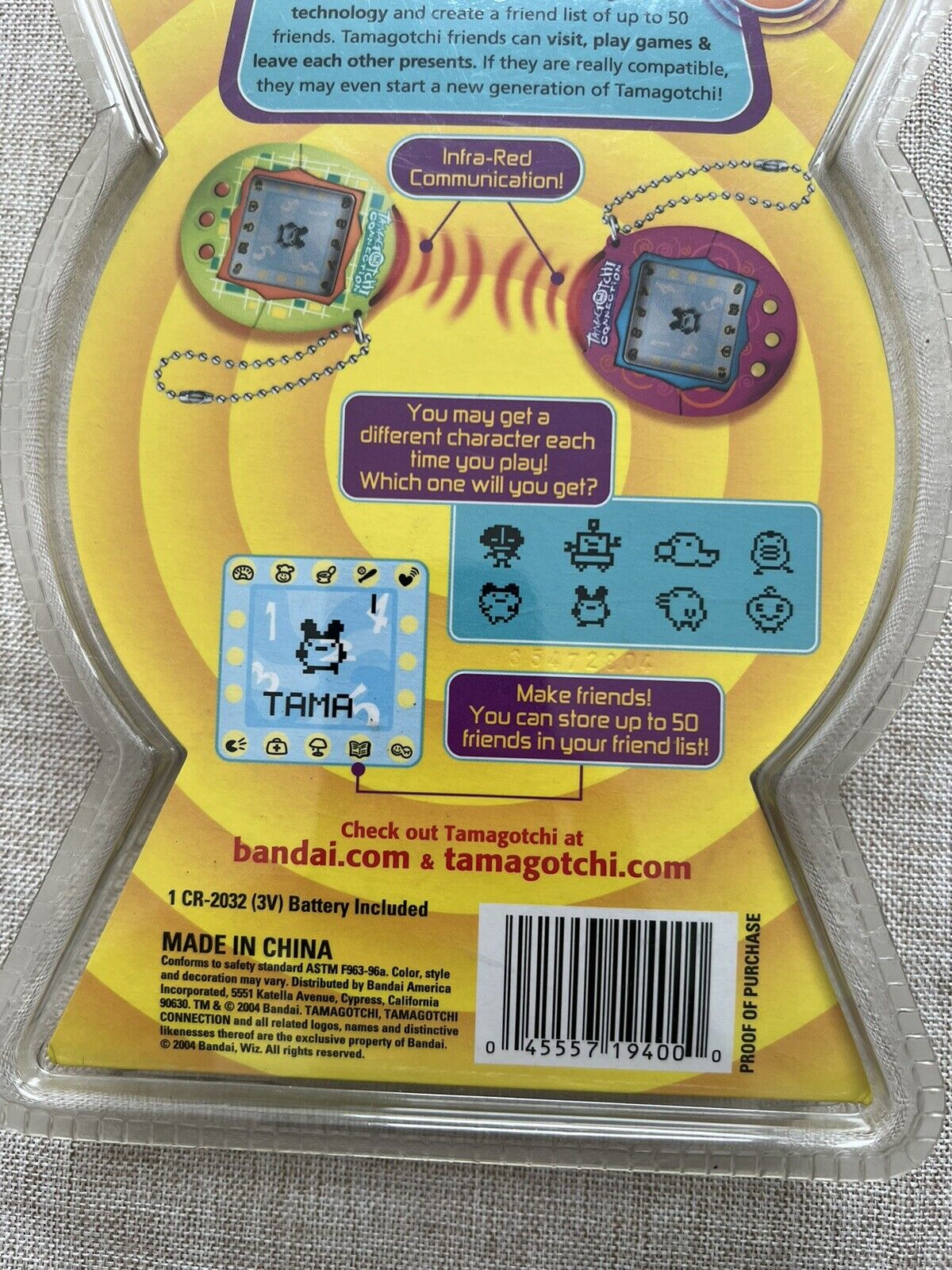 Bandai Tamagatchi Connection V1 Pink 2004 New Sealed