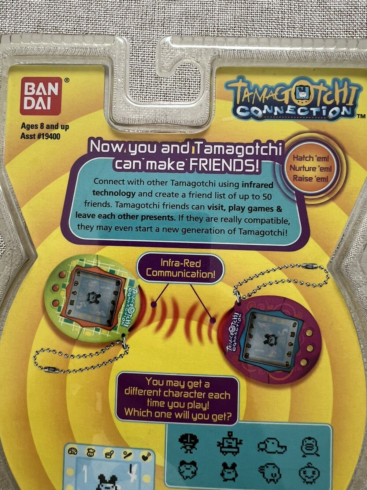 Bandai Tamagatchi Connection V1 Pink 2004 New Sealed