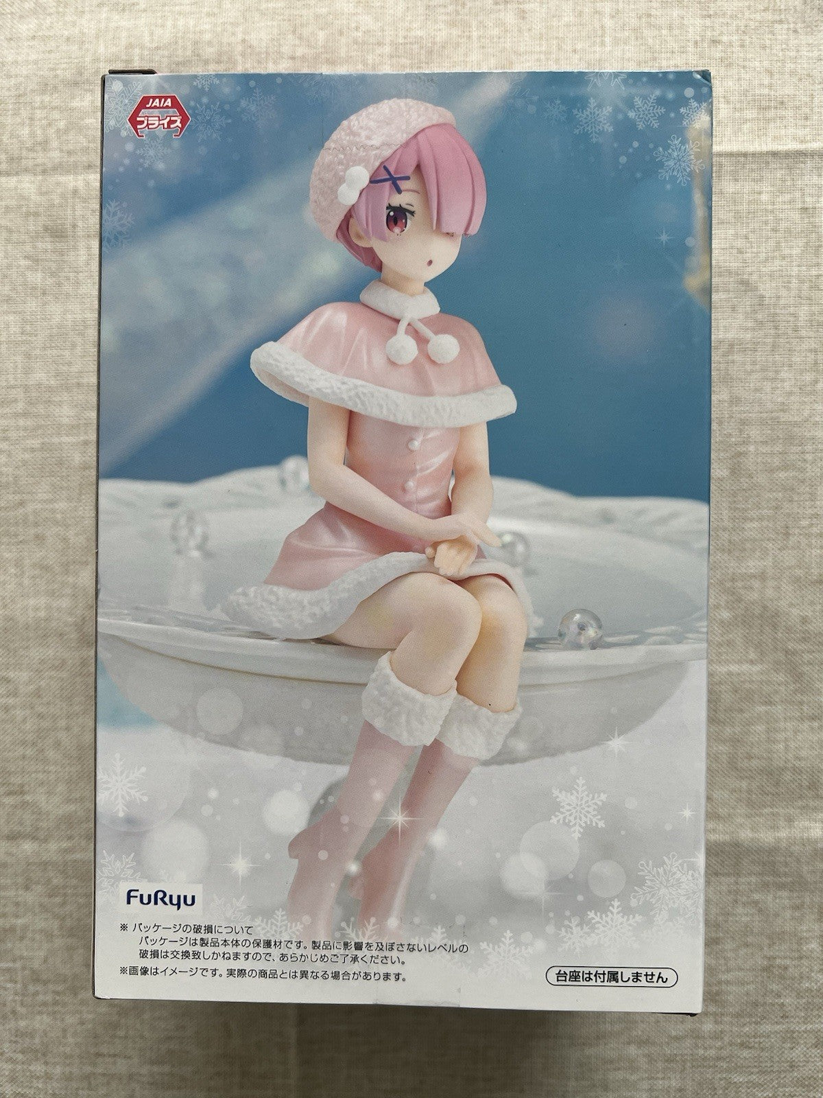 Re: Zero Ram Noodle Stopper Snow Princess Figure FuRyu (B/1)