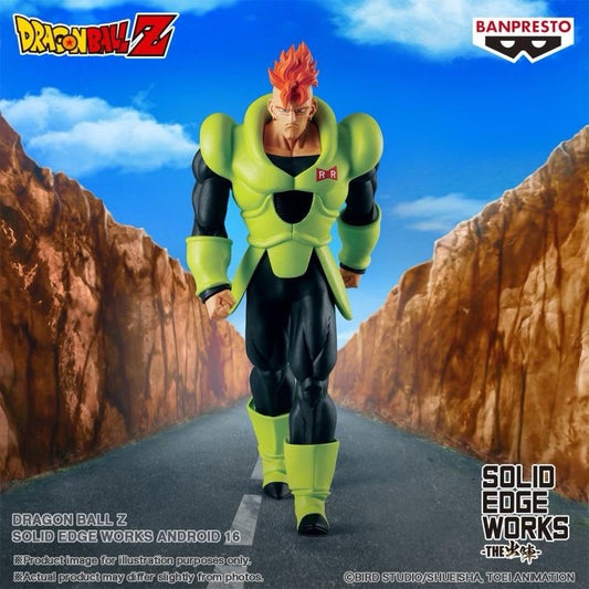 Dragon Ball Z Solid Edge Works The Departure Android 16 Figure Banpresto (B/1)