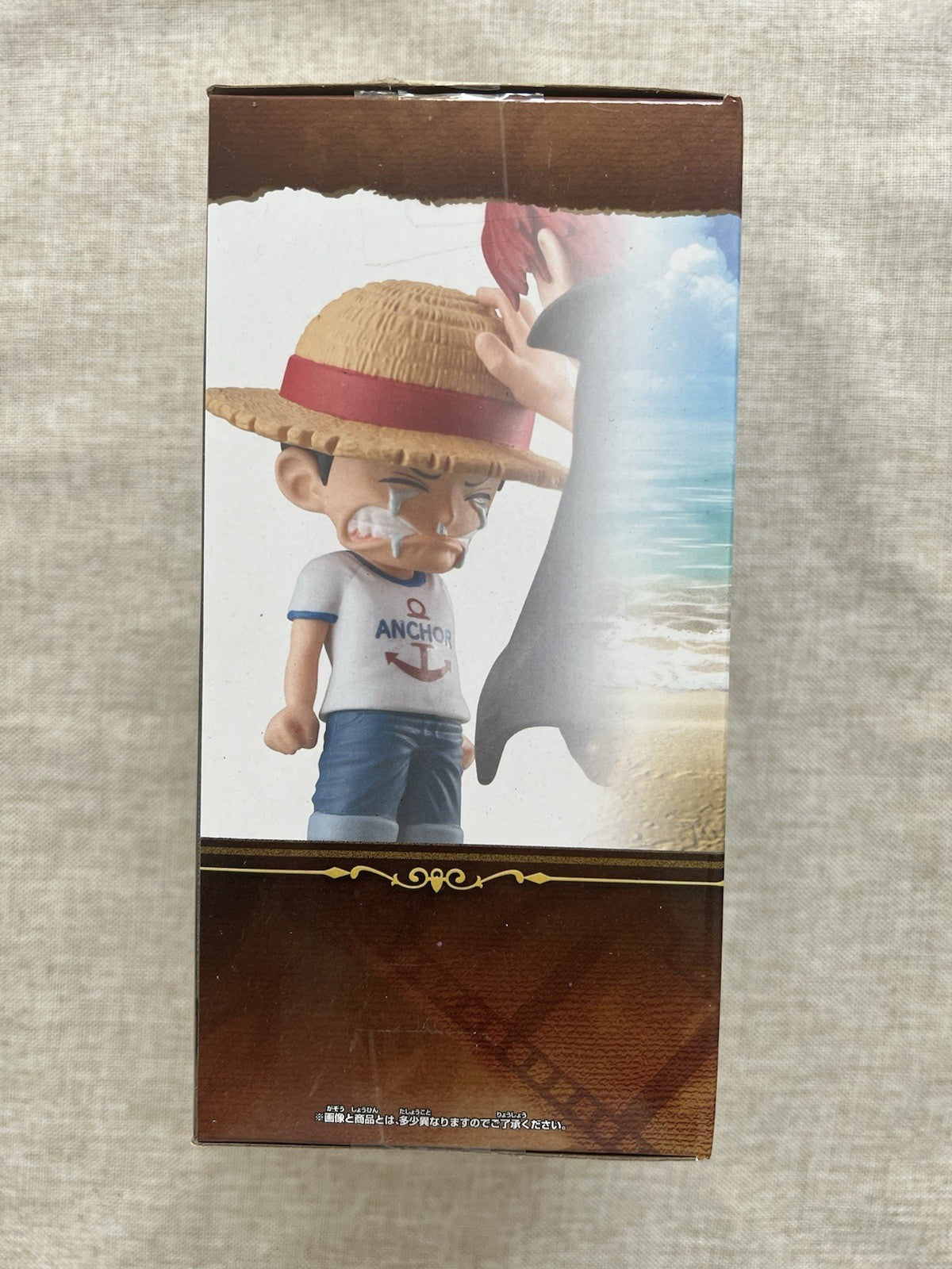 One Piece WCF Log Stories Luffy Shanks Figure Banpresto (B/1)