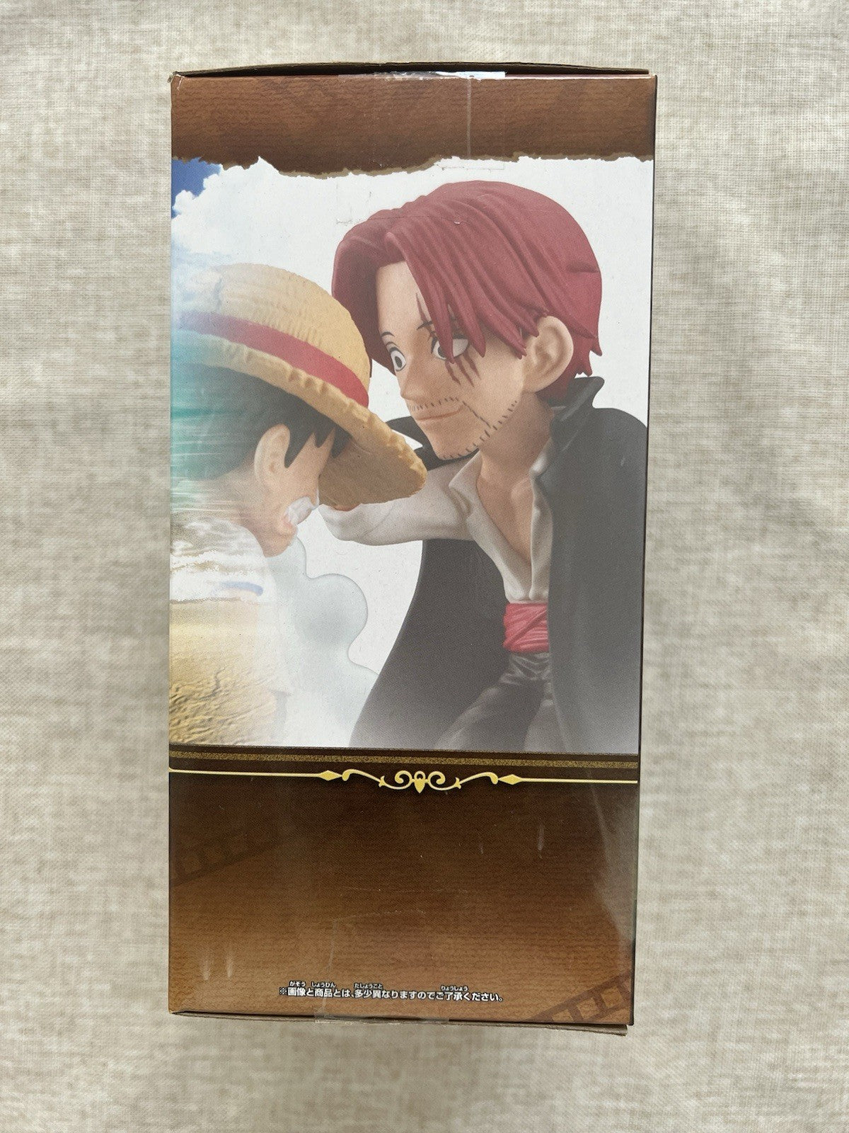One Piece WCF Log Stories Luffy Shanks Figure Banpresto (B/1)