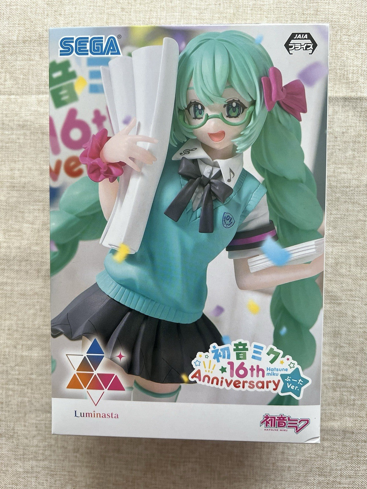 Hatsune Miku Luminasta 16th Anniversary Buta Ver figure SEGA (B/1)