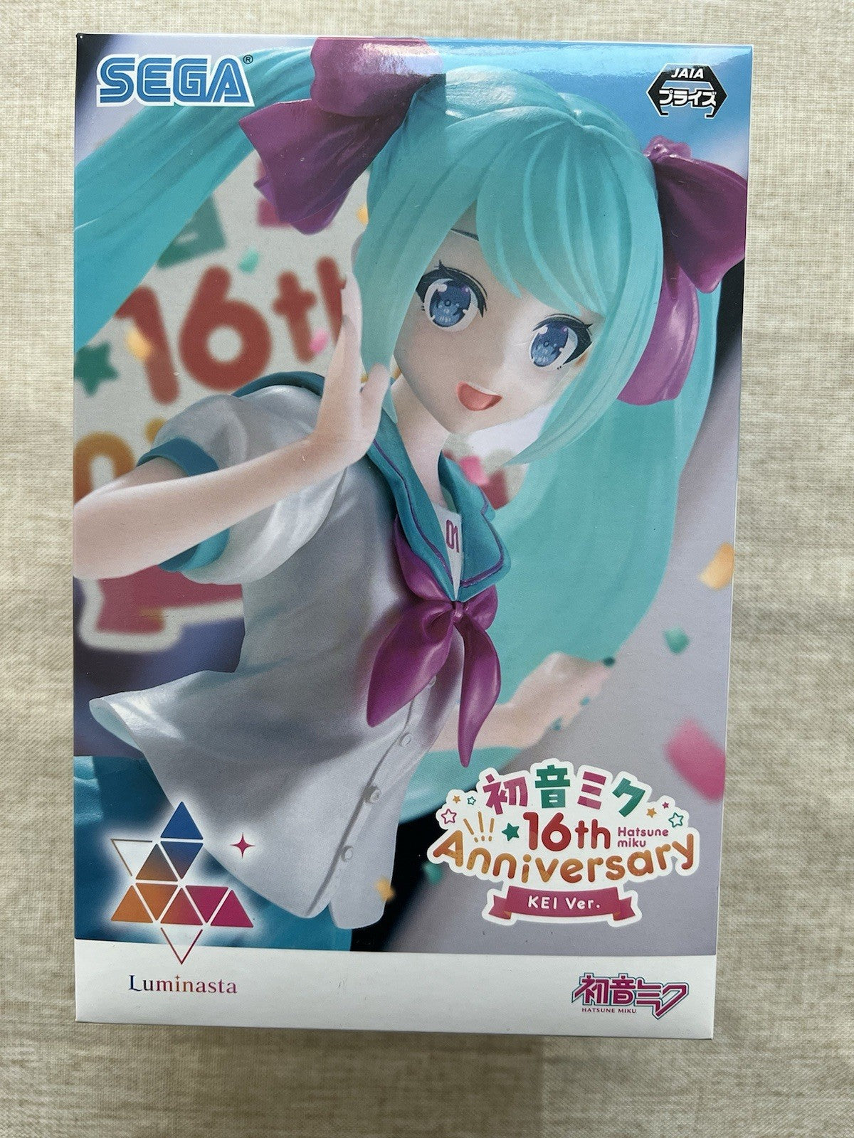 Hatsune Miku Luminasta 16th Anniversary Kei Ver SEGA Figure (B/1)