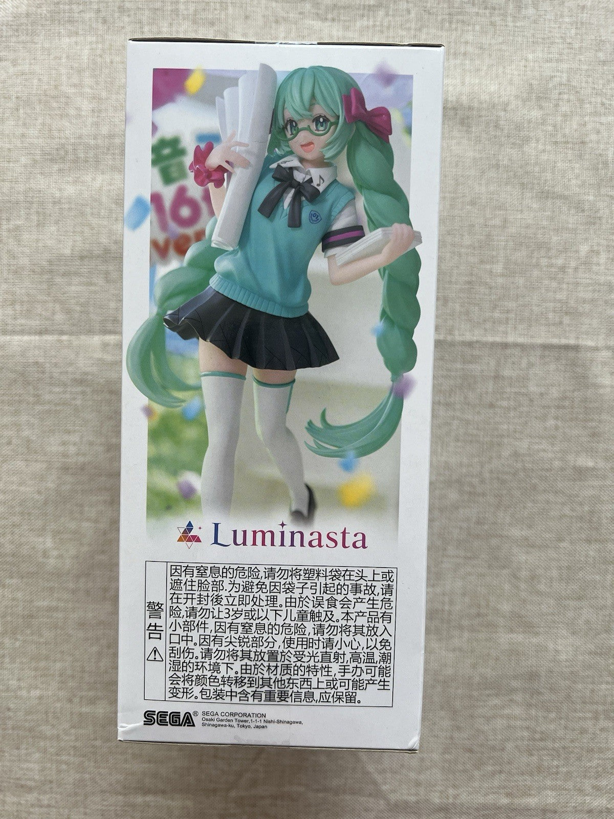 Hatsune Miku Luminasta 16th Anniversary Buta Ver figure SEGA (B/1)