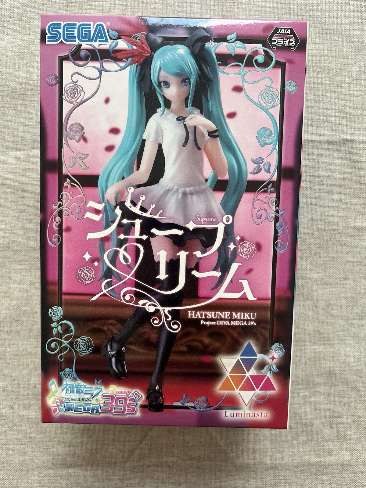 Hatsune Miku Luminasta Project Diva MEGA 39's Supreme SEGA Figure (B/1)