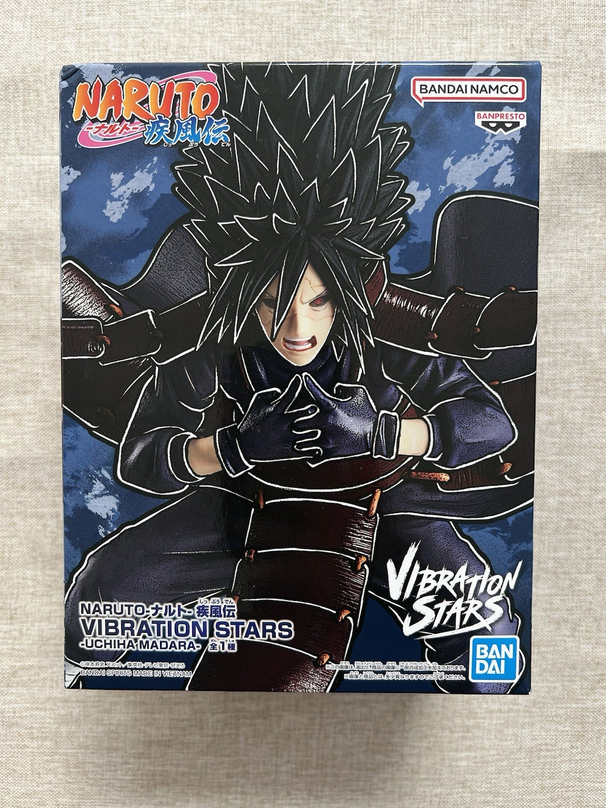 Naruto Shippuden Madara Uchiha Vibration Stars Figure Banpresto (B/1)