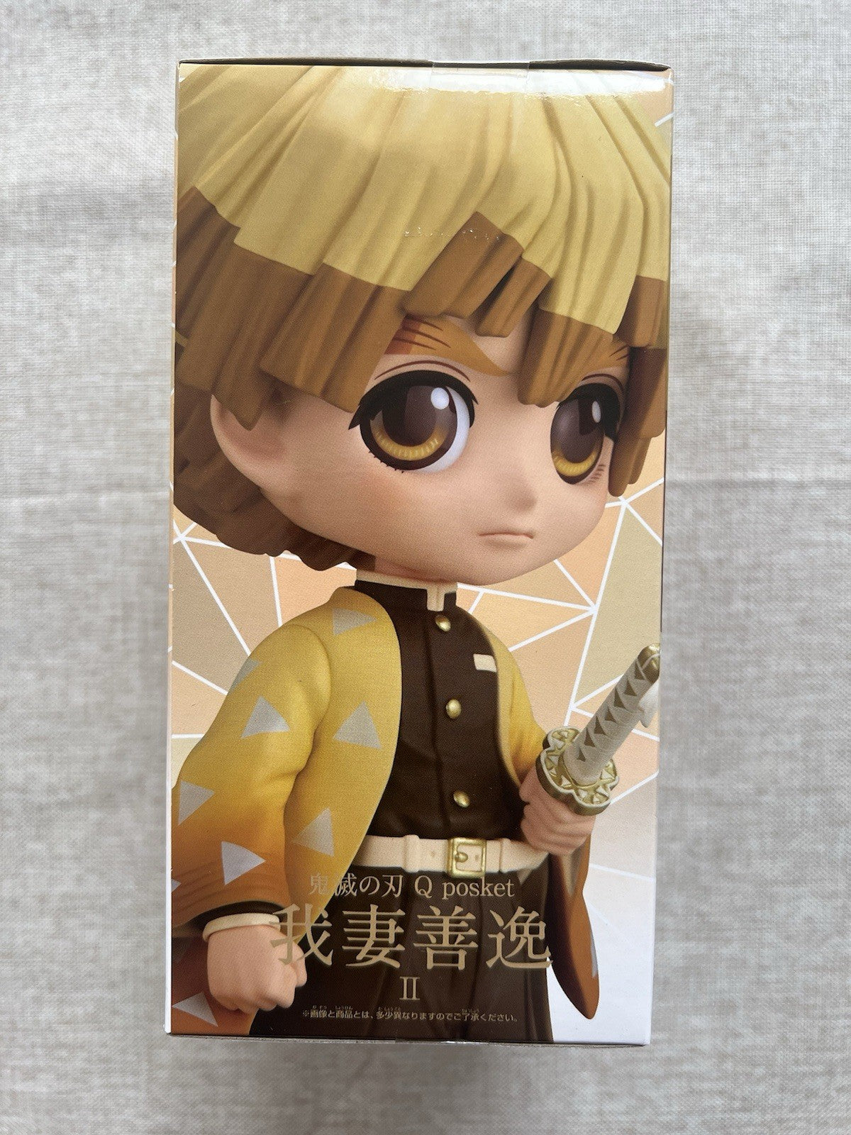 Demon Slayer Zenitsu Agatsuma Q Posket II Ver B Figure Banpresto (B/1)