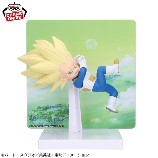 Dragon Ball Daima Vegeta Super Saiyan 3 Figure With Panel Banpresto (B/1)