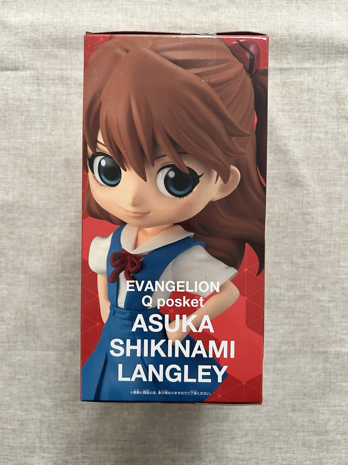 Evangelion Asuka Langley School Uniform Q Posket Ver. A Figure (B/1)