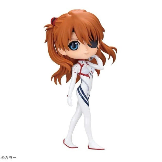 Asuka Langley Sohryu Q Posket Ver. A White Plugsuit Figure (B/1)