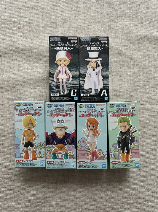 One Piece World Collectable WCF Egg Head Mixed Set Of 6 Figure (B/1)