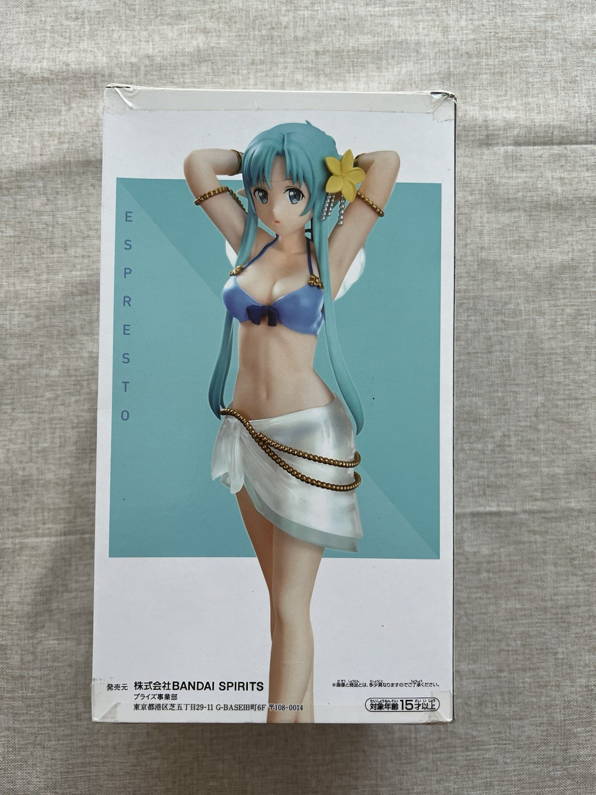Sword Art Online Asuna Jewelry materials Espresto Figure Banpresto (B/1)