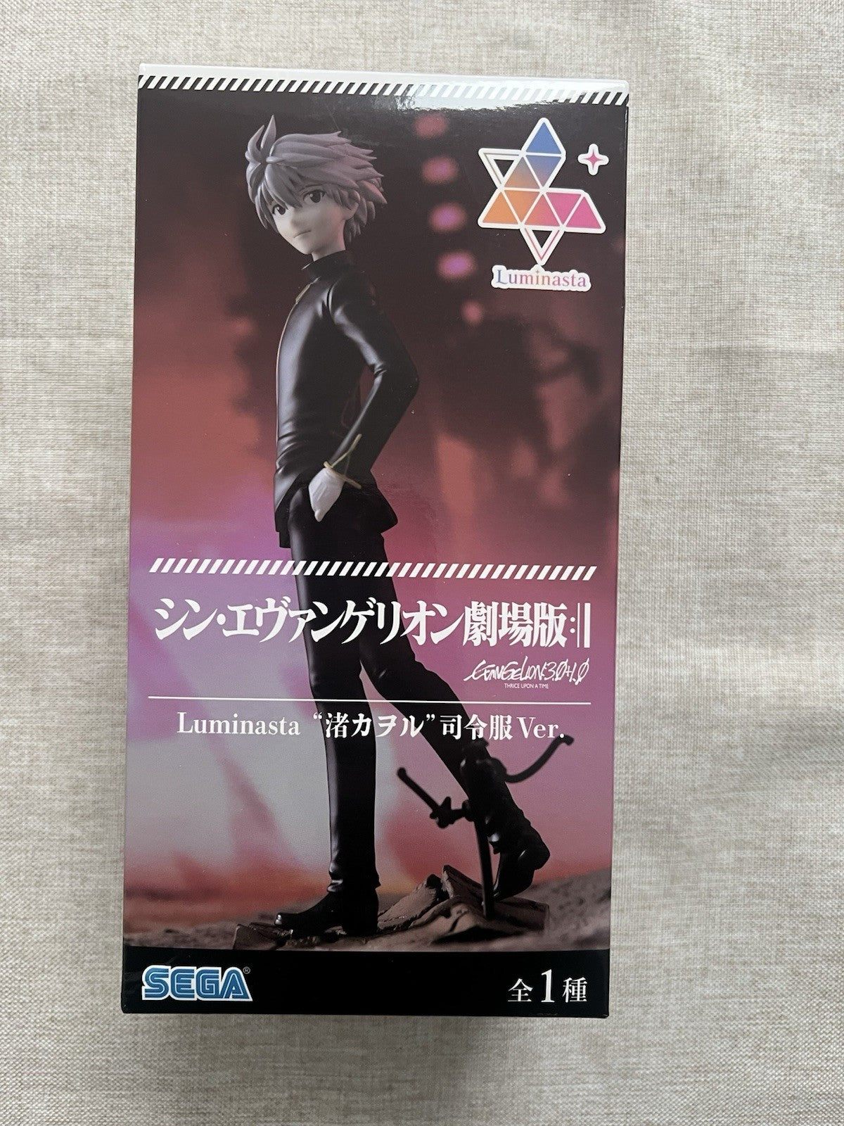 Evangelion 3.0+1.0 Kaworu Nagisa Commander Luminasta Figure Sega (B/1)