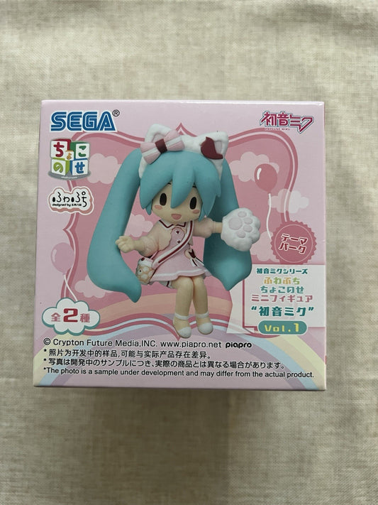 Hatsune Miku Chokonose Fuwapuchi Vol.1 Figure Sega (B/1)