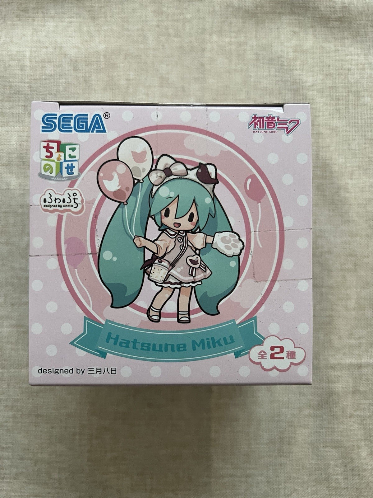 Hatsune Miku Chokonose Fuwapuchi Vol.1 Figure Sega (B/1)