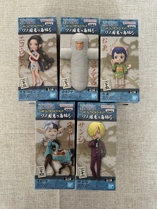 One Piece World Collectable WCF Onigashima Wano Vol 5 Complete Set Figure (B/1)