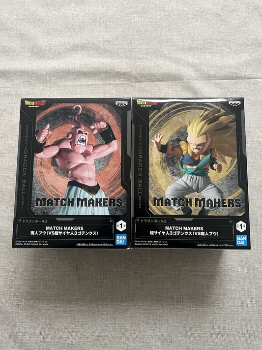Dragon Ball Z Match Makers Super Saiyan 3 Gotenks VS Majin Buu Set Figure (B/1)