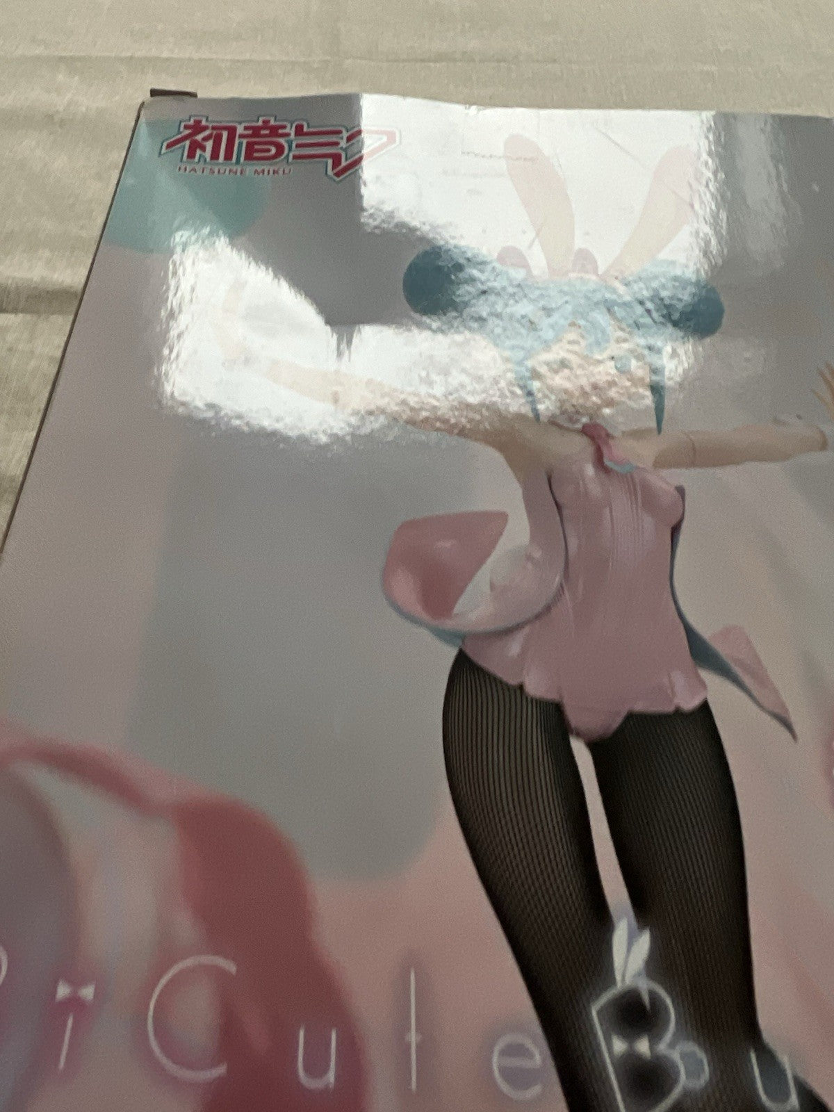 Hatsune Miku BiCute Bunnies Wink Pink Pearl Ver. Figure FuRyu (C/1)
