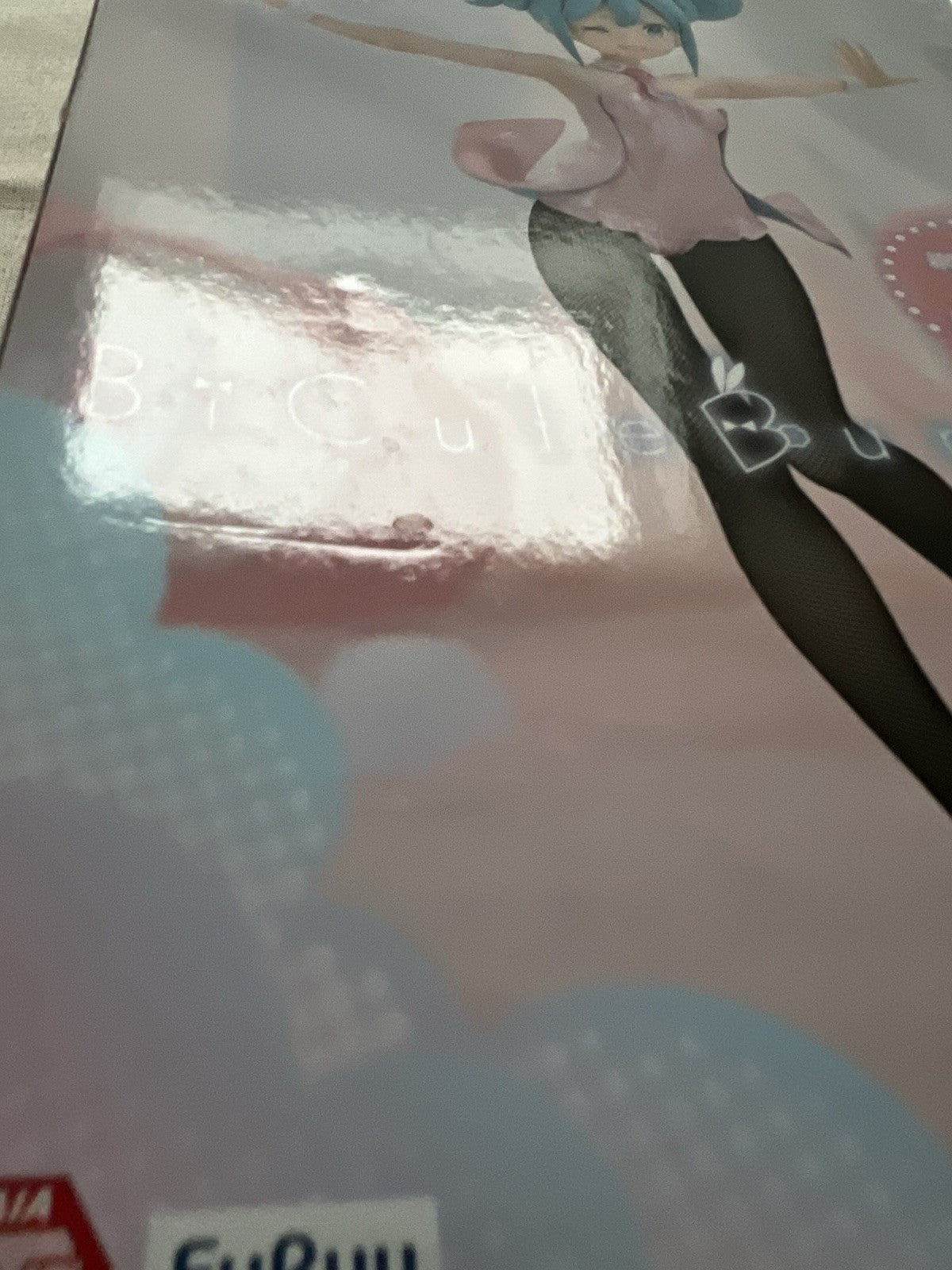 Hatsune Miku BiCute Bunnies Wink Pink Pearl Ver. Figure FuRyu (C/1)