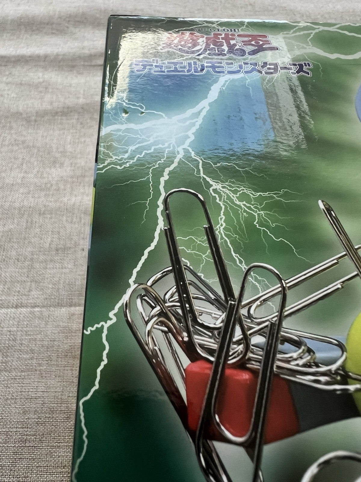 Yu-Gi-Oh! Beta the Magnet Warrior Clip holder Figure Konami (B/1)