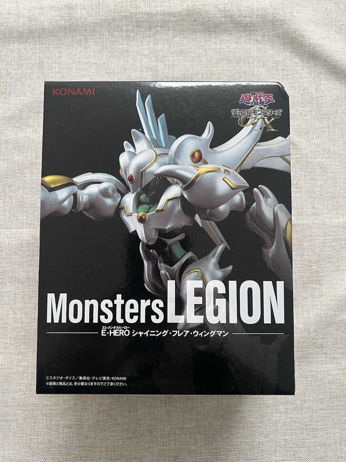 Yu-Gi-Oh E·HeroShining Flare Wingman Monsters LEGION Figure Konami (B/1)