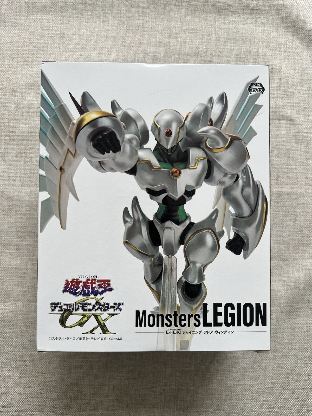 Yu-Gi-Oh E·HeroShining Flare Wingman Monsters LEGION Figure Konami (B/1)