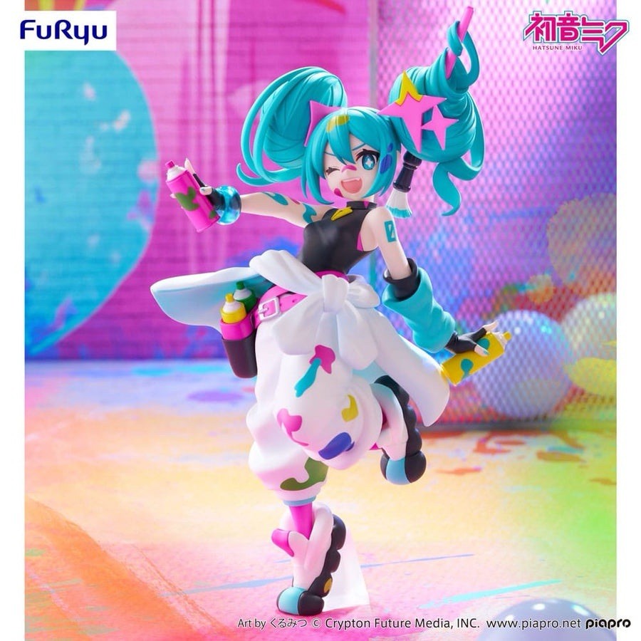 Hatsune Miku Paint Girl Trio-Try-iT Figure FuRyu (C/1)