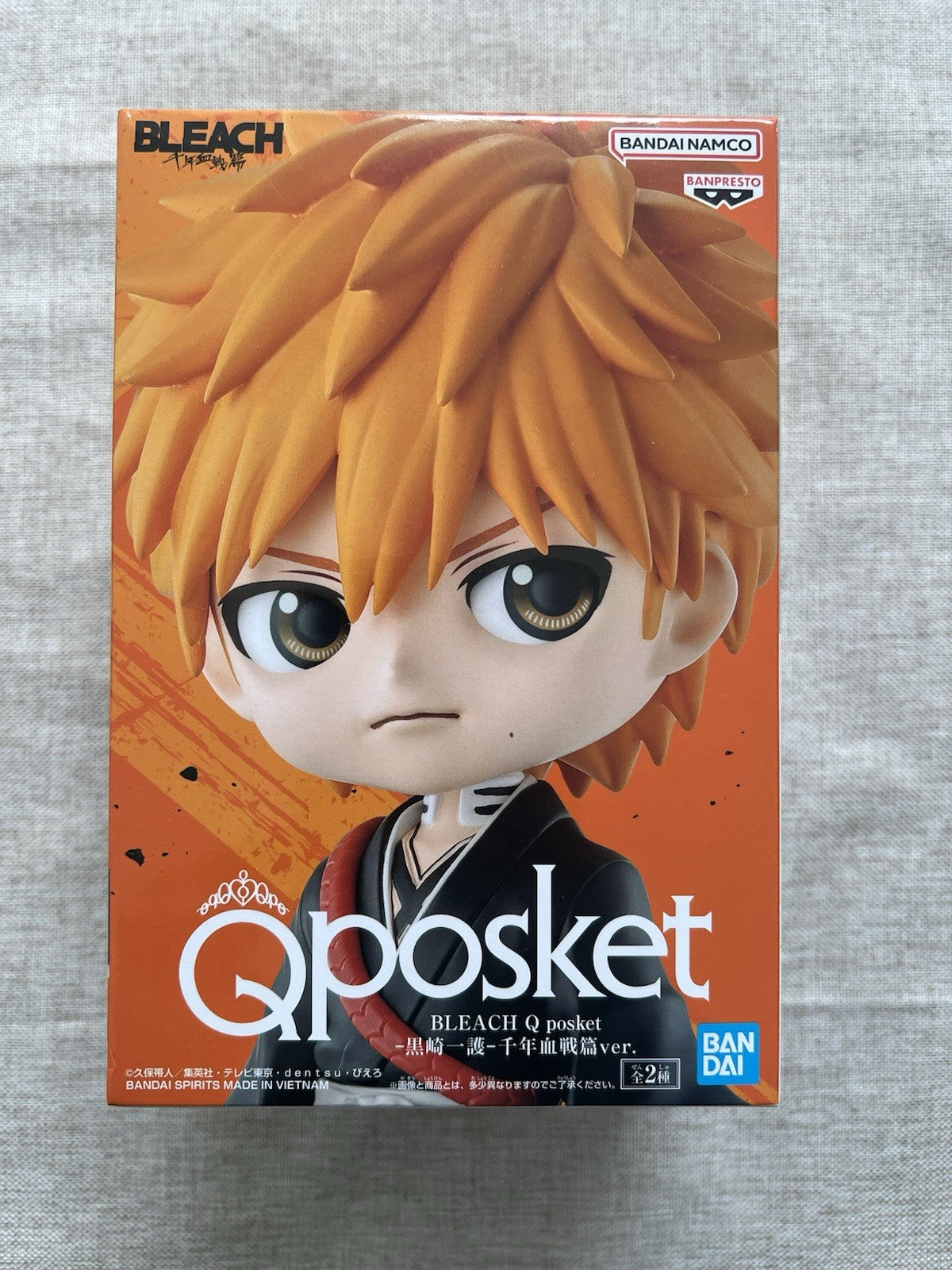 Bleach Ichigo Thousand Year Blood War Q Posket Ver A Figure Banpresto (B/1)