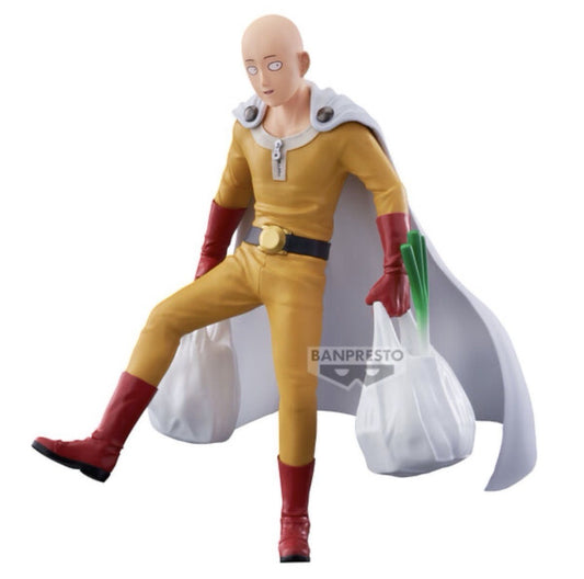 One Punch Man Saitama One punch Life Shopping Figure Banpresto (B/1)