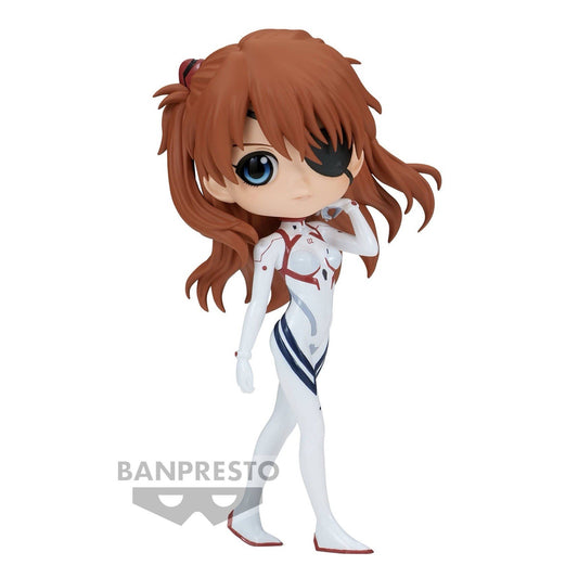 Asuka Langley Sohryu Q Posket Ver. A White Plugsuit Figure (B/1)