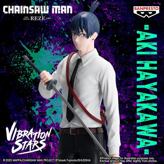 Chainsaw Man Reze Arc Vibration Stars Aki Hayakawa Figure Banpresto (B/1)