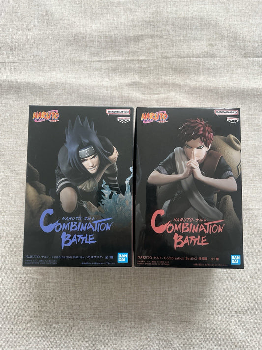 Naruto Combination Battle 2 Gaara vs Sasuke Uchiha Figure Set (B/1)